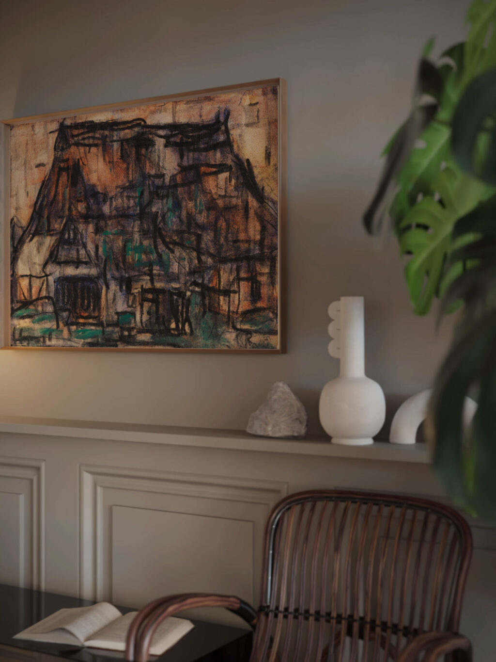 Haus in Soest 1920 Christian Rohlfs video mockup