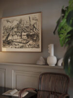 Havnebassinet Kattendick i Antwerpen. 1906 Emile Othon Friesz video mockup