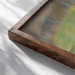 Hay Barn 1940–1944 Arnold Peter Weisz Kubincan close up dark wood mockup