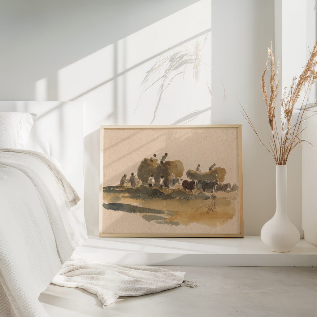 Hay Wagons Peter DeWint 4 mockup