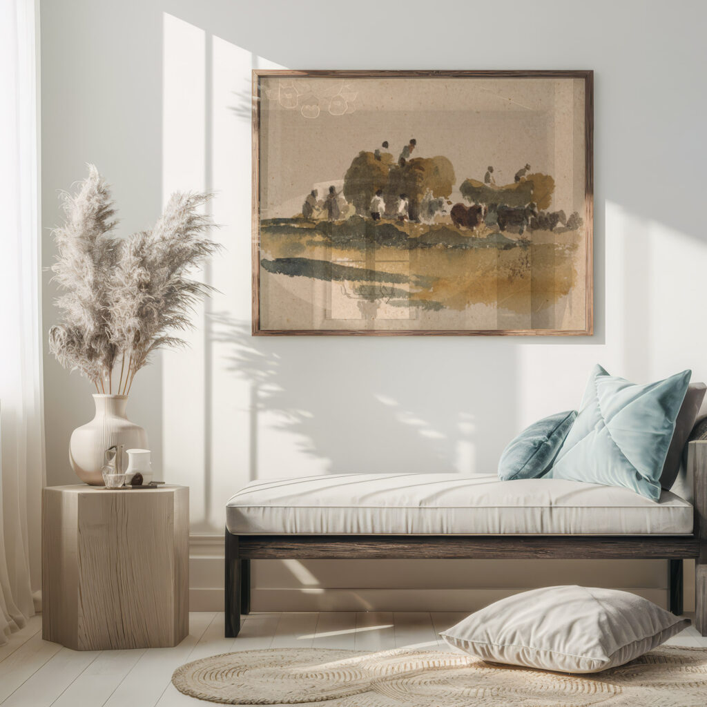 Hay Wagons Peter DeWint 5 mockup