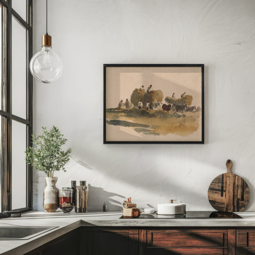 Hay Wagons Peter DeWint 6 mockup