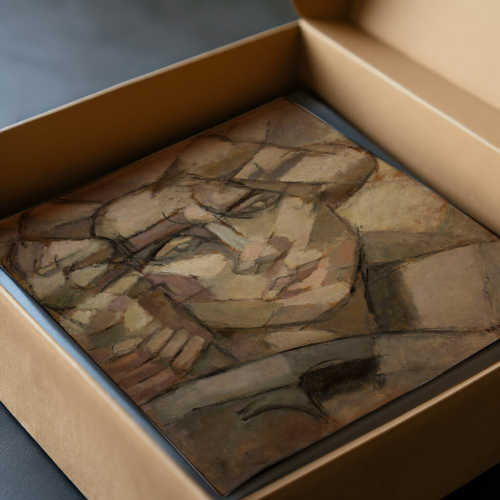 Head 1912 Tadeusz Makowski video mockup