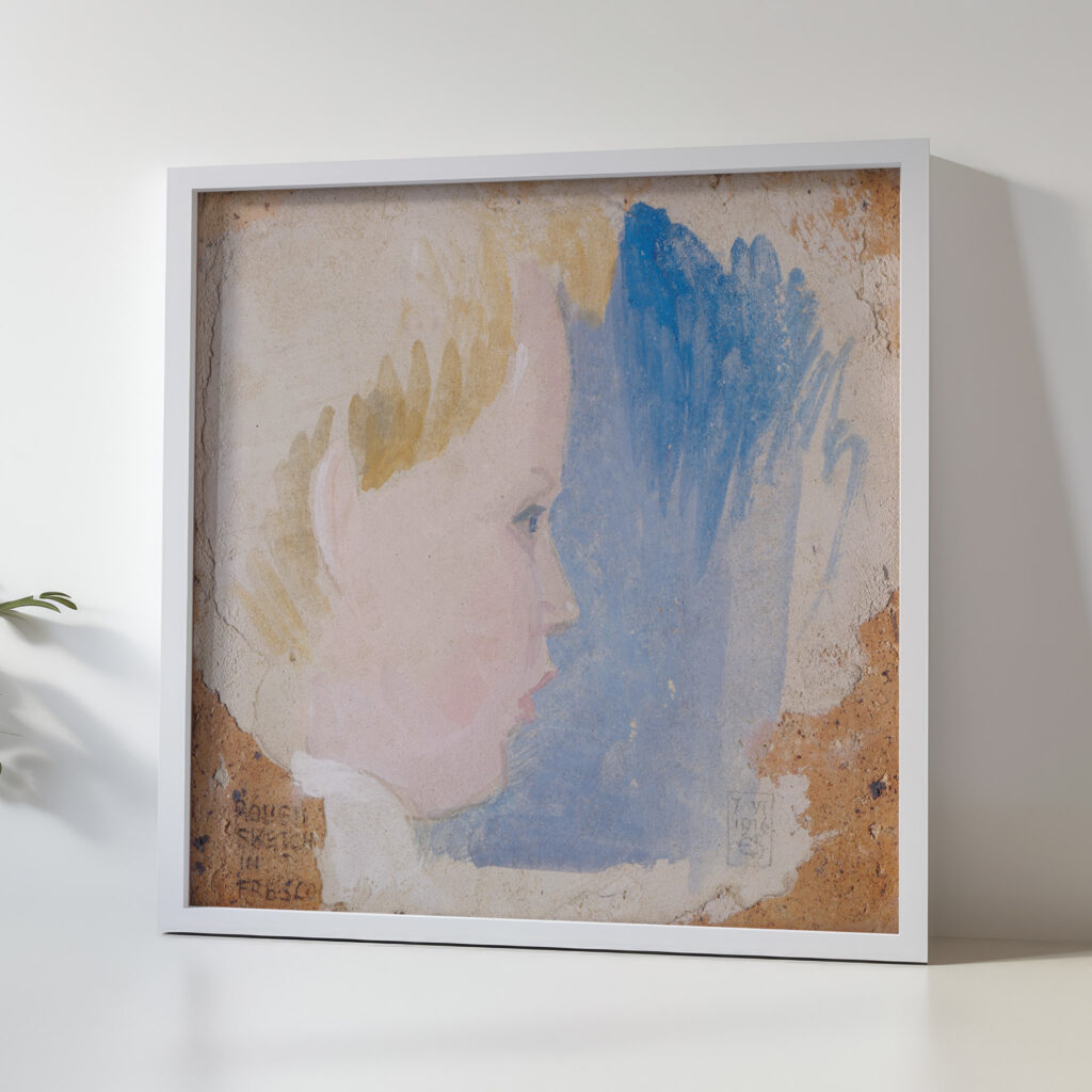 Head Of A Boy 1916 Joseph Edward Southall 5 mockup