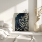 Head Pierced with Arrows from the Los teules series 1947 Jose Clemente Orozco 4 mockup