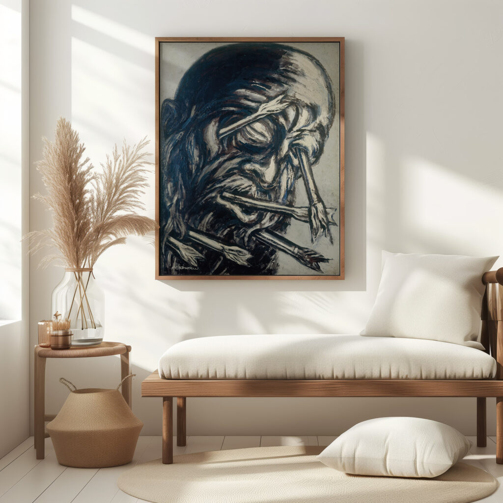 Head Pierced with Arrows from the Los teules series 1947 Jose Clemente Orozco 5 mockup