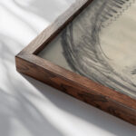 Head before 1921 Gustaw Gwozdecki 1 close up dark wood mockup