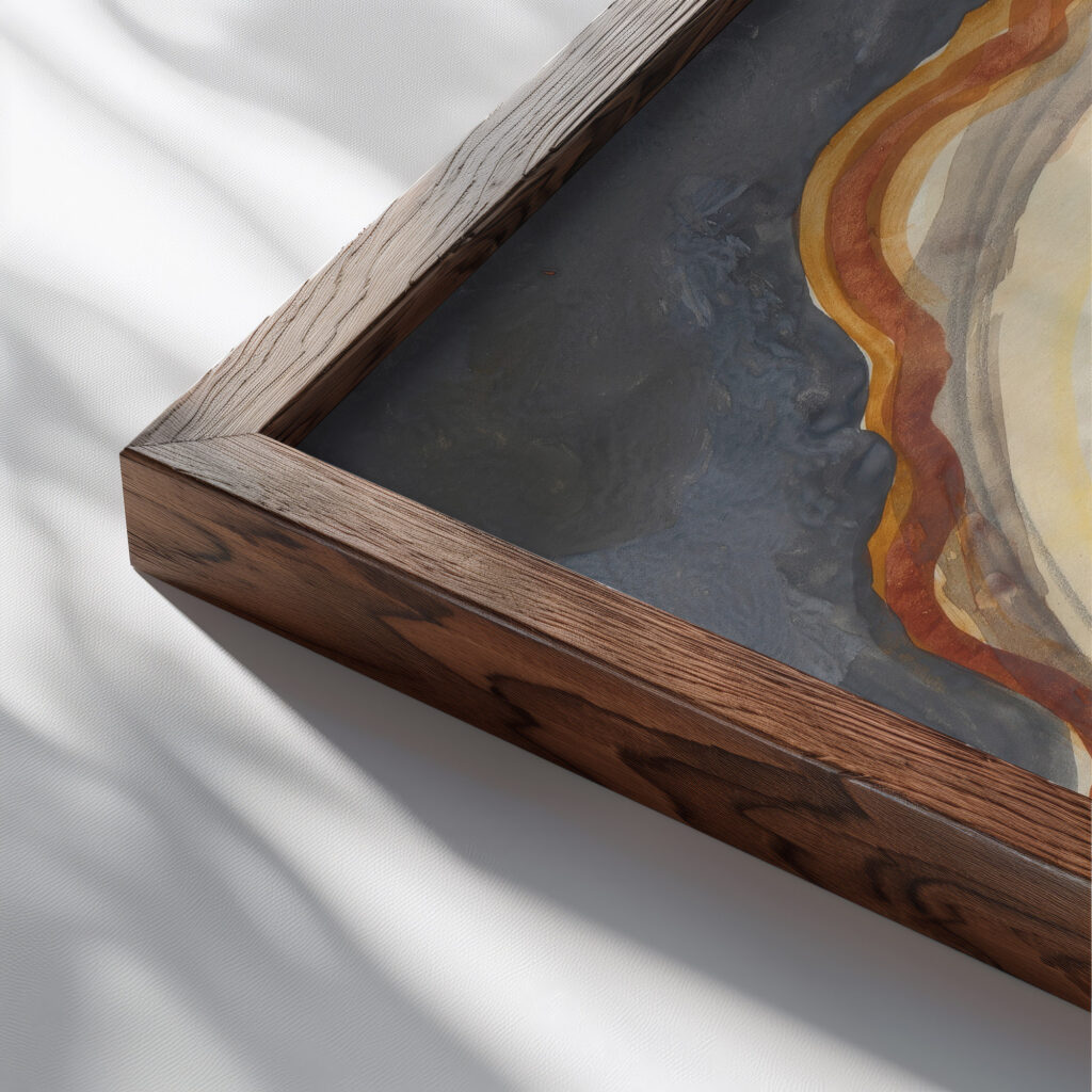 Head before 1921 Gustaw Gwozdecki 3 close up dark wood mockup