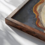 Head before 1921 Gustaw Gwozdecki 3 close up dark wood mockup