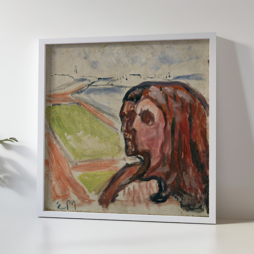 Head by Head in Landscape 1908 Edvard Munch 5 mockup