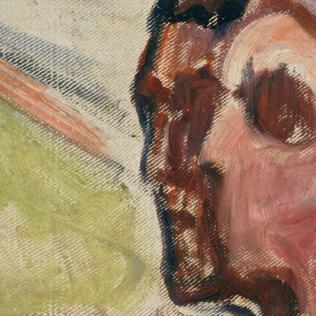 Head by Head in Landscape 1908 Edvard Munch 8 mockup