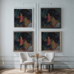 Head ca. 1912–1913 Alexej von Jawlensky framed posters mockup