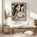 Head of Woman Carl Newman 5 mockup