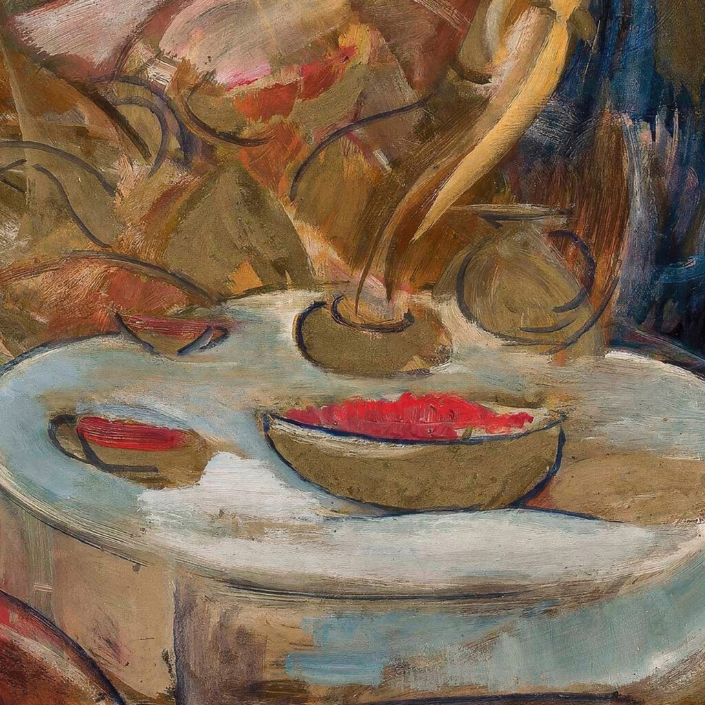 Head of a Jewish woman circa 1920 Leon Chwistek 8 mockup