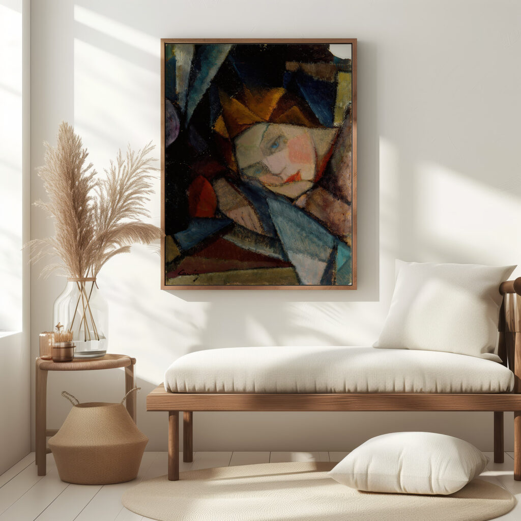 Head of a Woman 1914 1920 Alvar Cawen 5 mockup