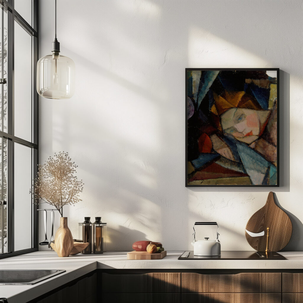 Head of a Woman 1914 1920 Alvar Cawen 6 mockup