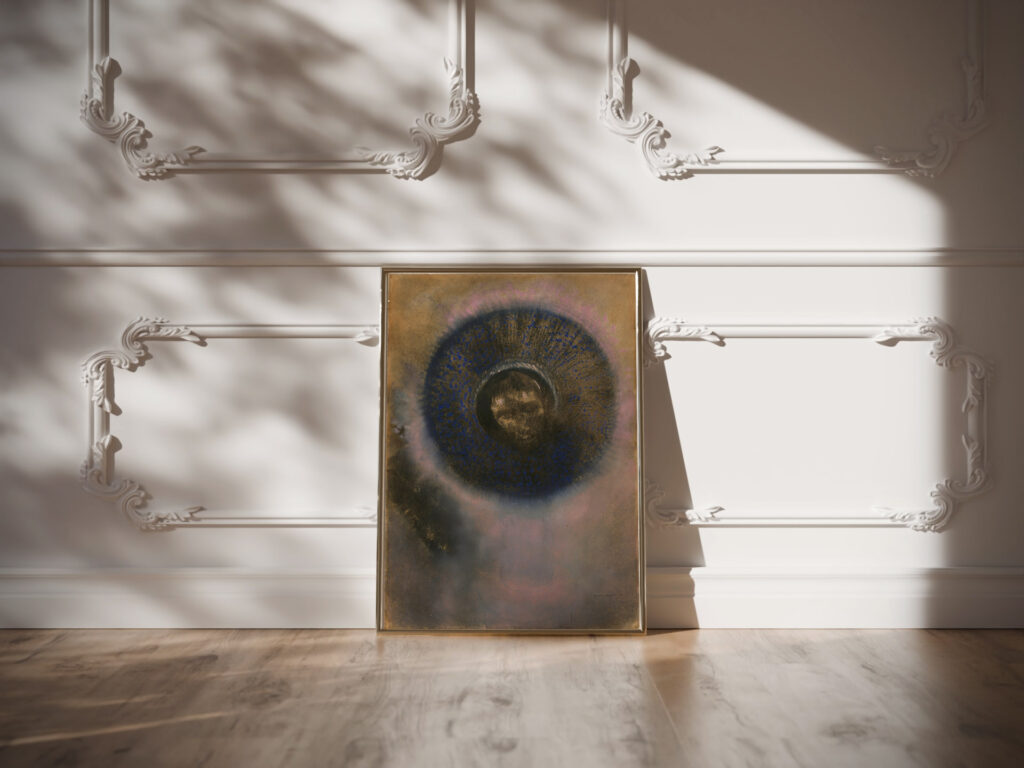 Head within an Aureole about 1894–1895 Odilon Redon video mockup