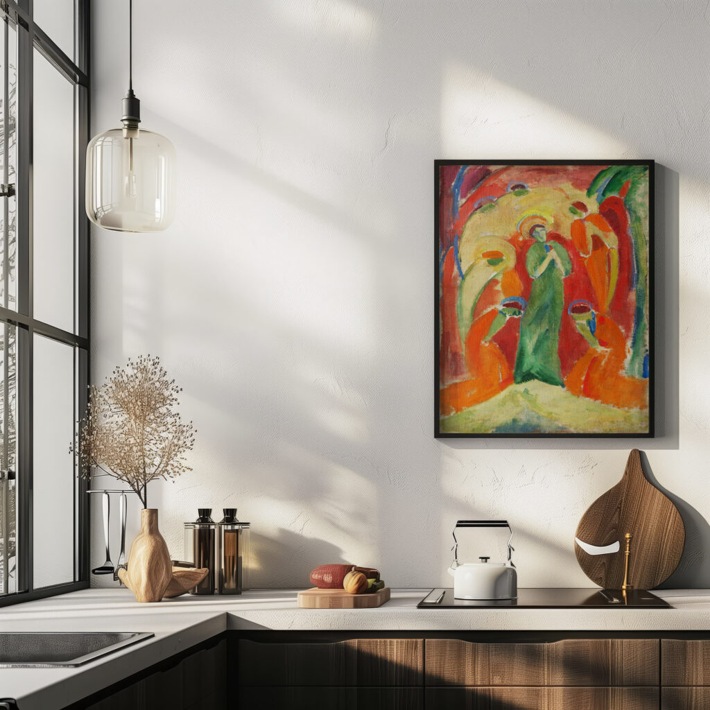 Heilige von Engeln verehrt 1913 Hermann Stenner 6 mockup