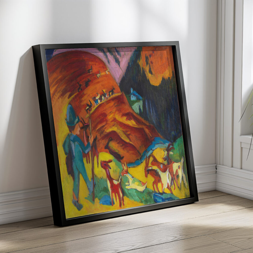 Heimkehrende Ziegenherde 1920 Ernst Ludwig Kirchner 4 mockup