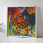 Heimkehrende Ziegenherde 1920 Ernst Ludwig Kirchner 5 mockup