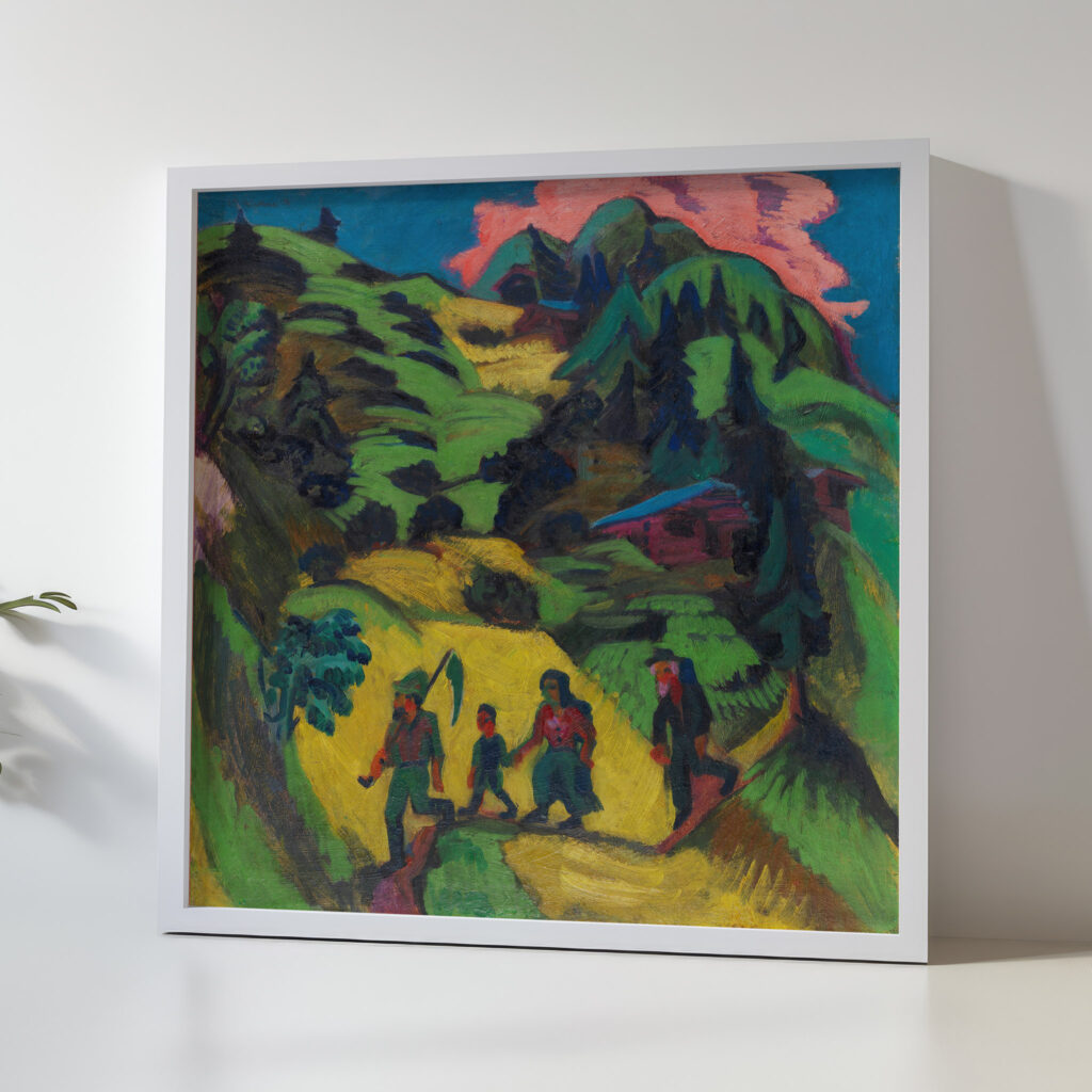 Heimkehrender Heuer 1918 Ernst Ludwig Kirchner 5 mockup