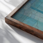 Heimweh 1940 1941 Karl Wiener close up dark wood mockup