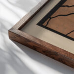 Herbst 1902 Alexander Kanoldt close up dark wood mockup