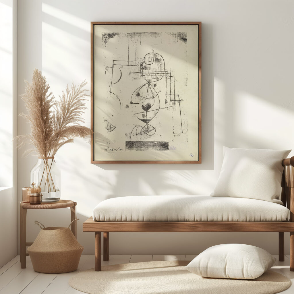 Herzdame 1921 Paul Klee 5 mockup