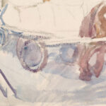 Hest og vogn i gate Ca 1920 Edvard Munch 8 mockup