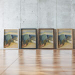 Hillside 1929 Zolo Palugyay framed posters mockup