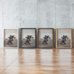 Hillside with Clumps of Maguey 1898 1899 Winslow Homer framed posters mockup Hillside with Clumps of Maguey 1898 1899 Winslow Homer framed posters mockup