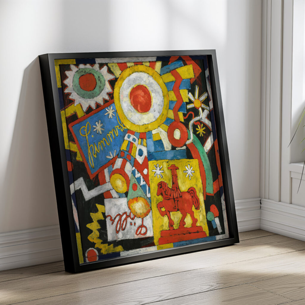 Himmel Sky Object circa 1914 and circa 1915 Marsden Hartley 4 mockup