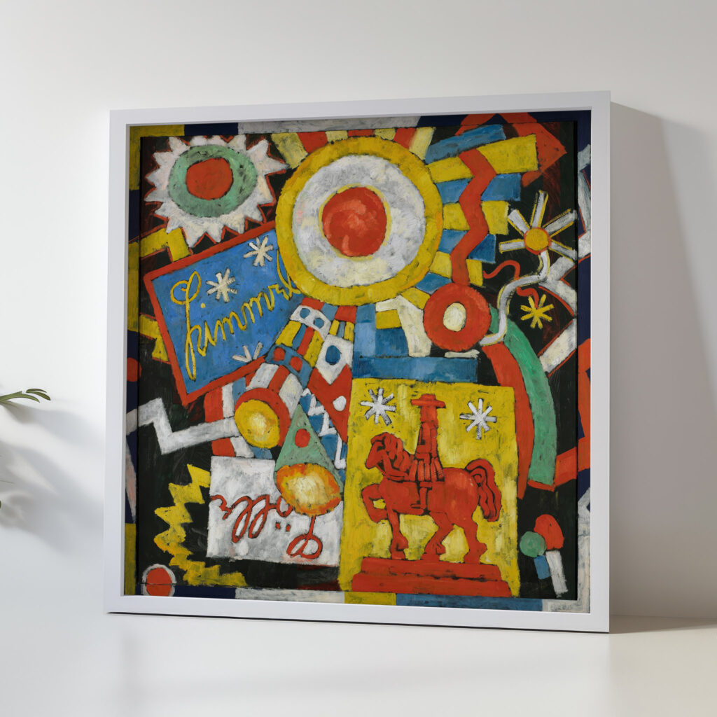 Himmel Sky Object circa 1914 and circa 1915 Marsden Hartley 5 mockup