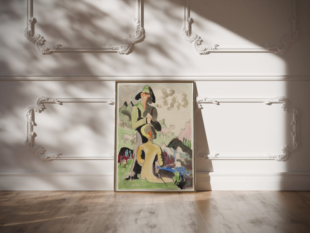 Hirtenknaben ca. 1937 Ernst Ludwig Kirchner video mockup