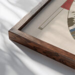 Histoire de la princesse Boudour Pl.18 1926 Francois Louis Schmied close up dark wood mockup