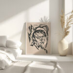 Hlava muza 1921 Gejza Schiller 4 mockup