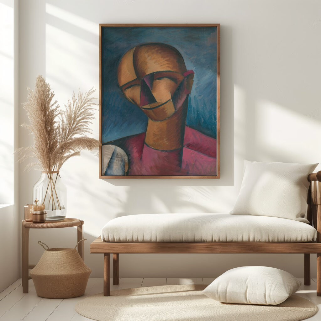 Hlava muza 1923 Gejza Schiller 5 mockup