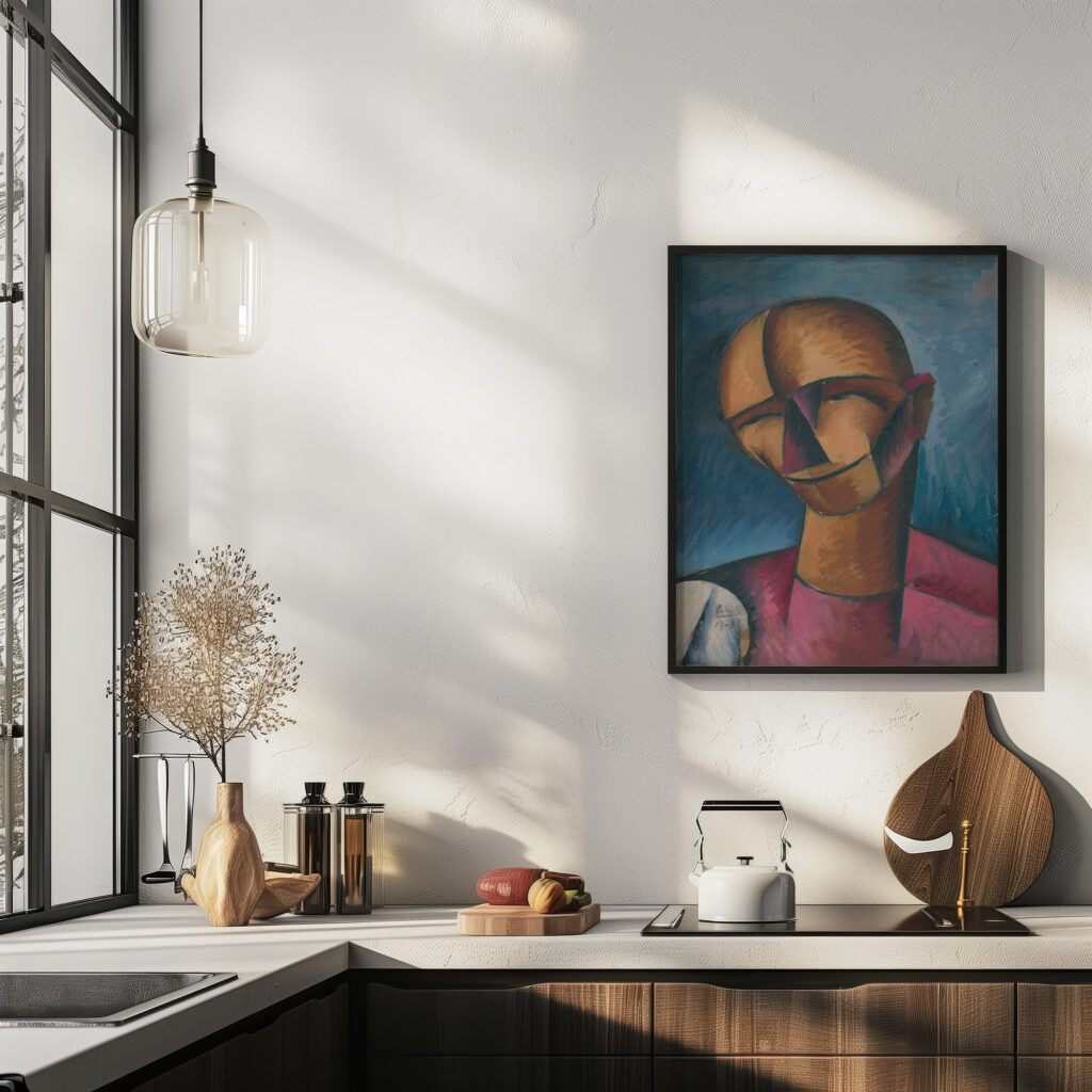 Hlava muza 1923 Gejza Schiller 6 mockup