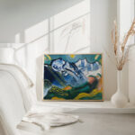 Hochgebirgslandschaft mit Scheerhorn 1920 August Babberger 4 mockup