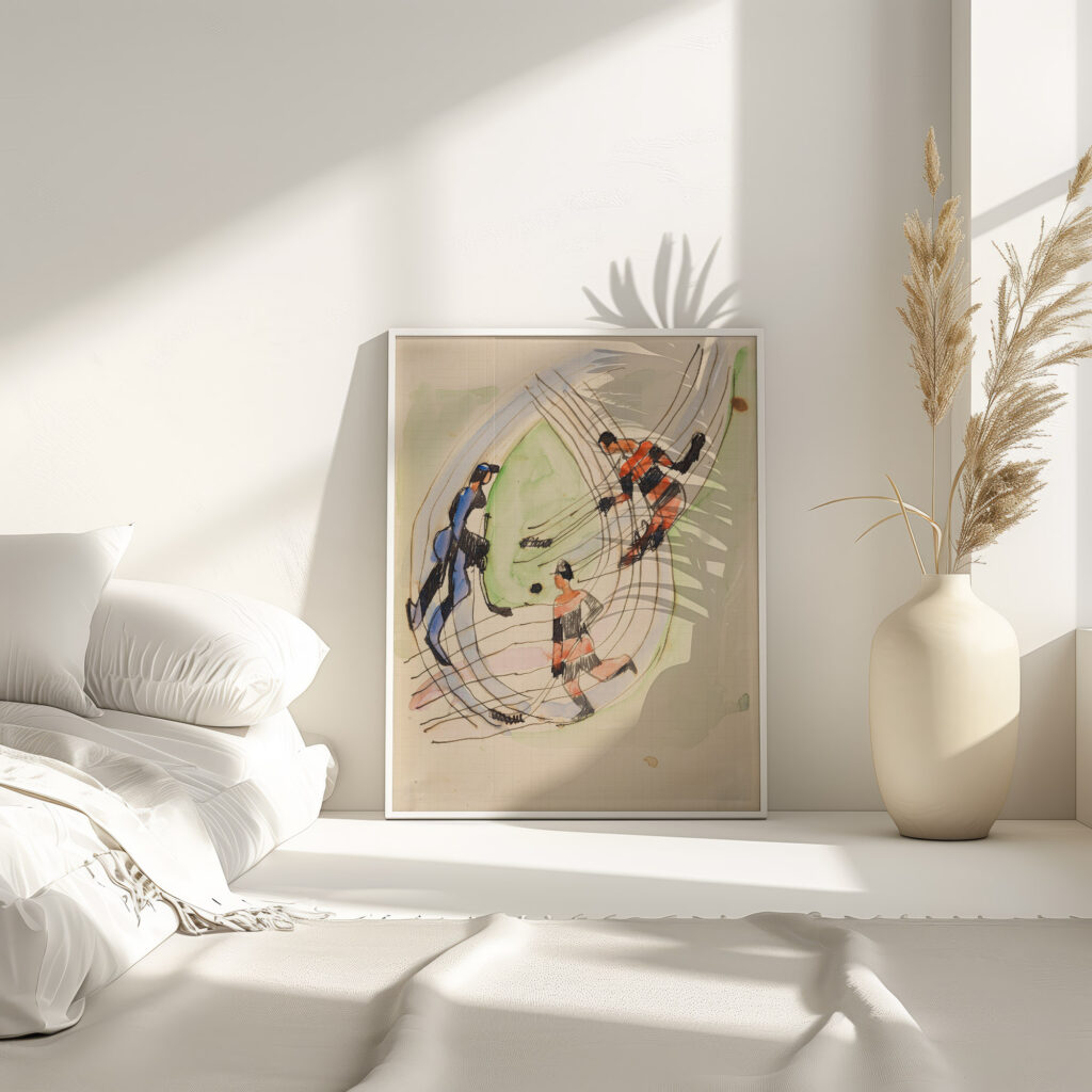 Hockeyspieler 1934 Ernst Ludwig Kirchner 4 mockup