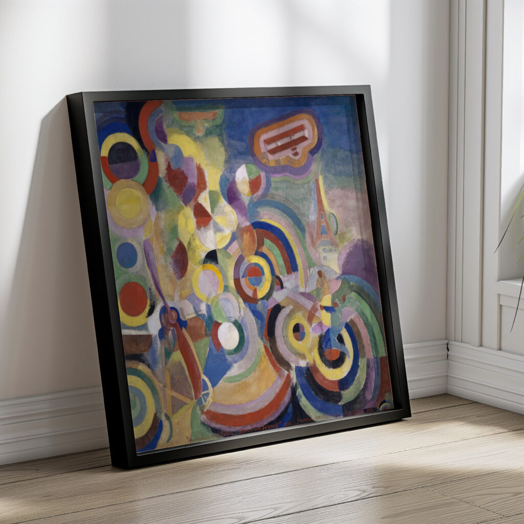 Homage to Bleriot 1914 Robert Delaunay 4 mockup