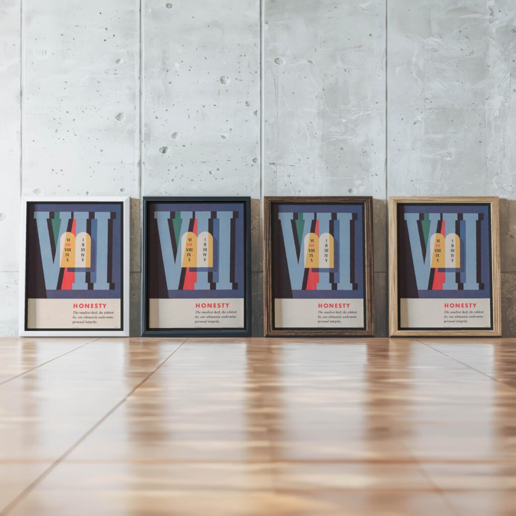 Honesty 1957 Posters topaz framed posters mockup