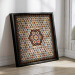 Honeycomb Quilt ca. 1830 Elizabeth Van Horne Clarkson 4 mockup