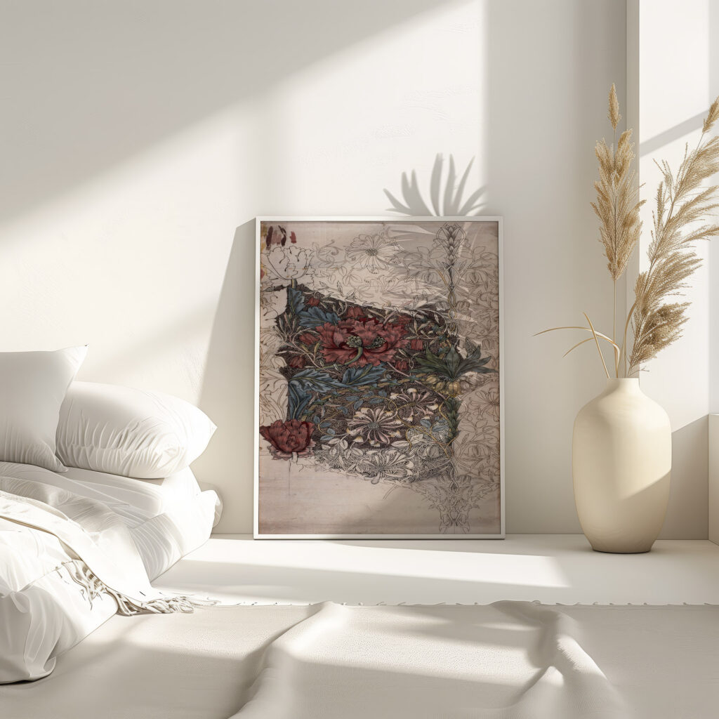 Honeysuckle 1874 William Morris 4 mockup