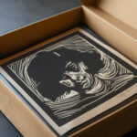 Hoofd van een vrouw 1888 Henri Jonas video mockup