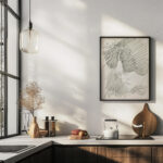 Hoofd van een vrouw met opgestoken haar 1916 Reijer Stolk 6 mockup