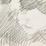 Hoofd van een vrouw met opgestoken haar 1916 Reijer Stolk 8 mockup