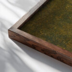 Hope II 1907 1908 Gustav Klimt close up dark wood mockup