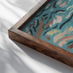 Horse 1937 Arnold Peter Weisz Kubincan close up dark wood mockup