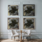 Horseman 1889 Auguste Rodin framed posters mockup